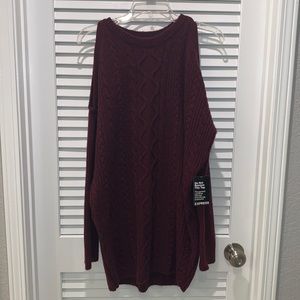 Burgundy sweater dress from Express